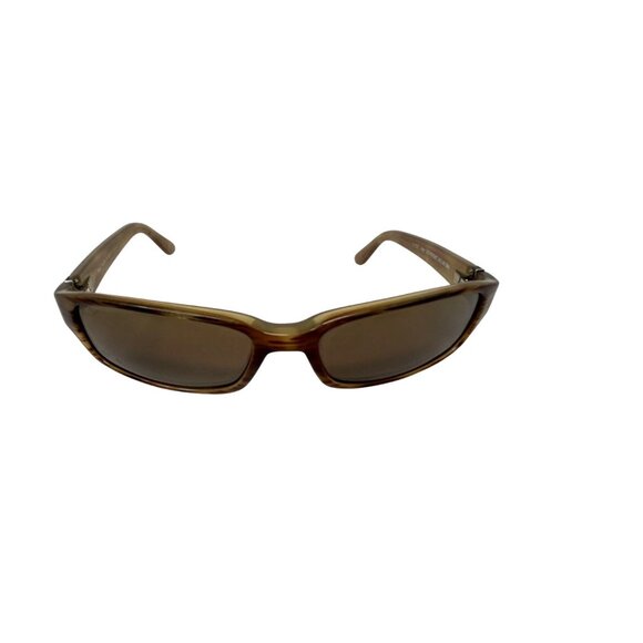 Vintage Maui Jim Atoll MJ220-10 Sunglasses Brown Polarized main image 6